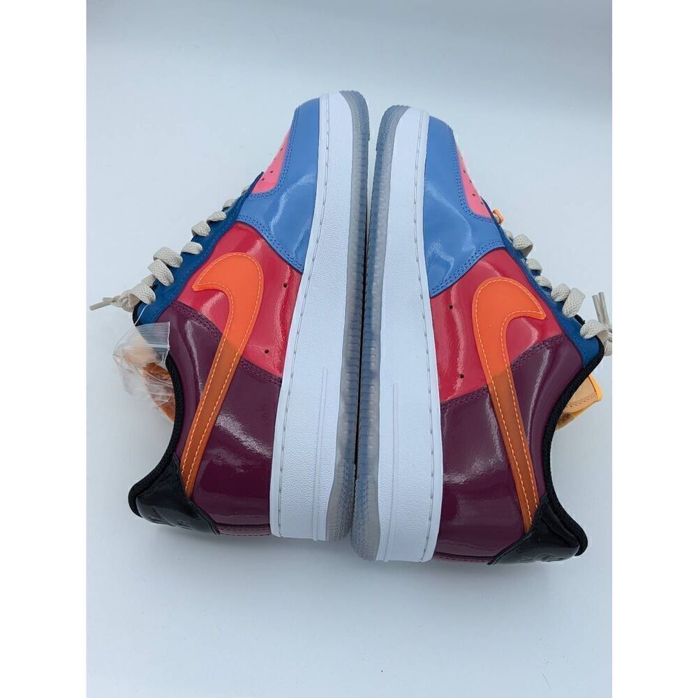 Nike Undefeated x Air Force 1 Low Total orange Men's 8 - Picture 6 of 11
